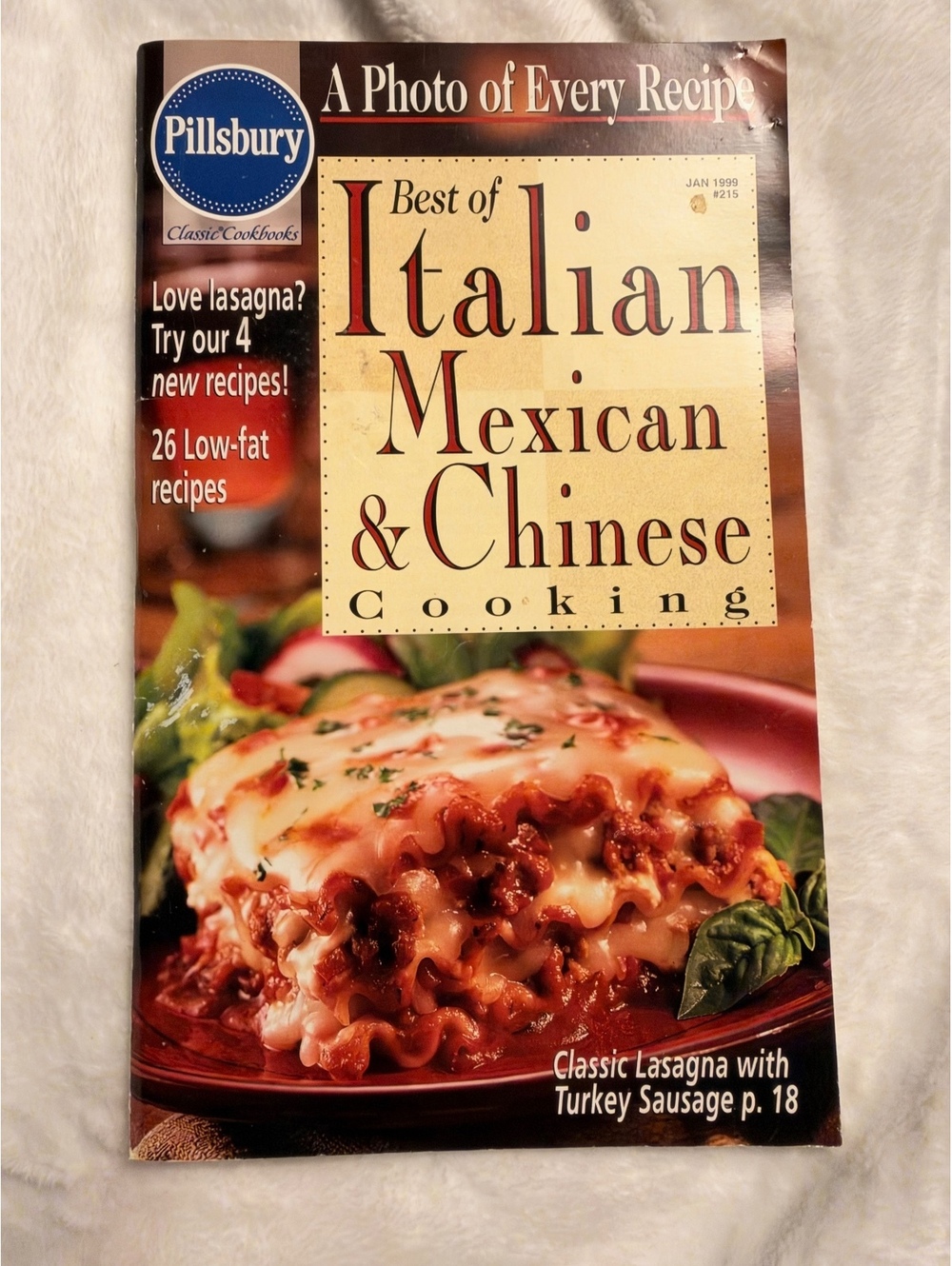 Pillsbury Best of Italian, Mexican & Chinese Cooking Magazine January 1995